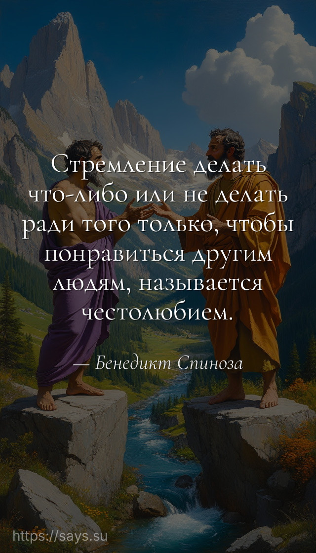 Стремление делать что-либо или не делать ради того только, чтобы понравиться другим людям, называется честолюбием.