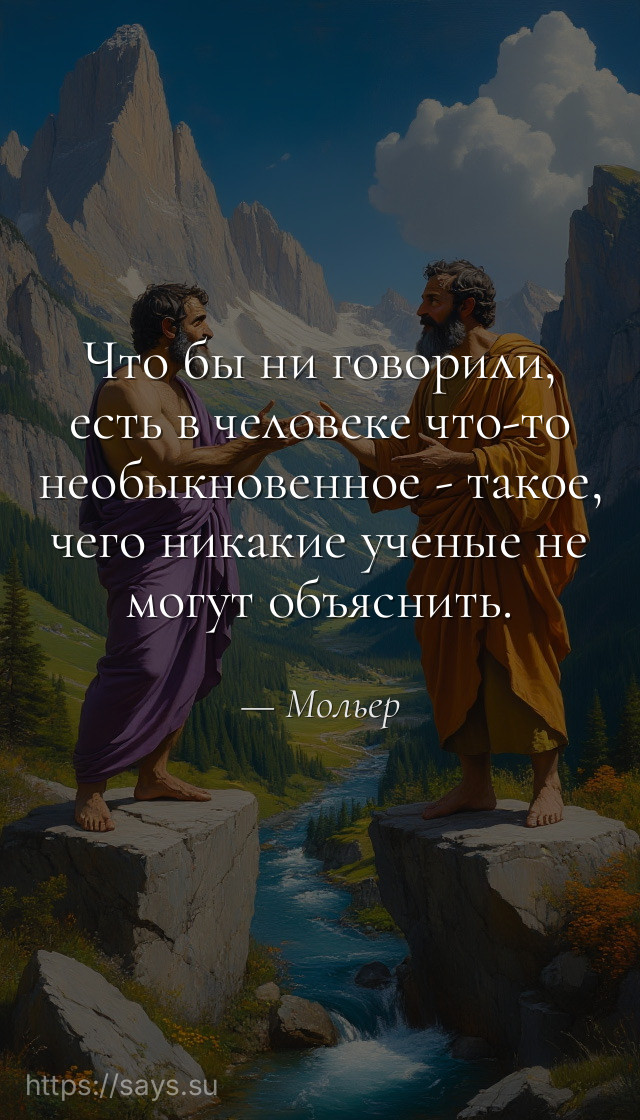 Что бы ни говорили, есть в человеке что-то необыкновенное - такое, чего никакие ученые не могут объяснить.